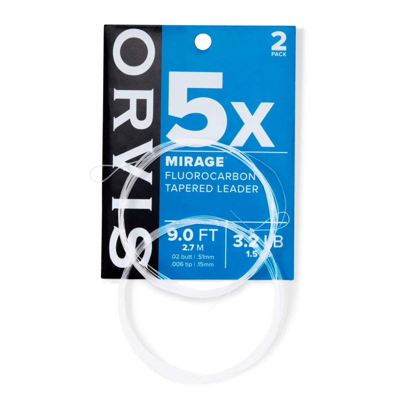 Orvis Mirage™ Fluorocarbon Trout Leaders (2-Pack)