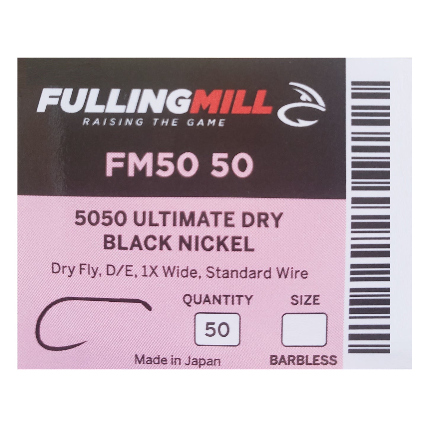 Fulling Mill FM50 50 Ultimate Dry Fly Hook