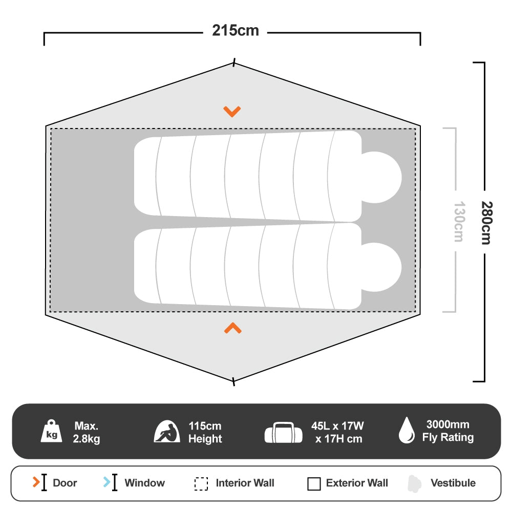 Roman Cradle 2P Tent