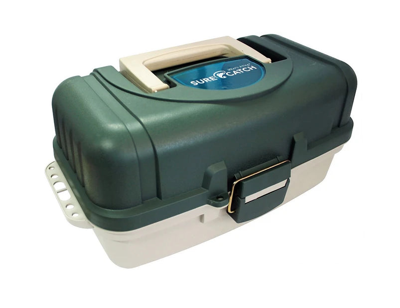 SureCatch Heavy Duty Fishing Tackle/Tool Box - 2 Tray