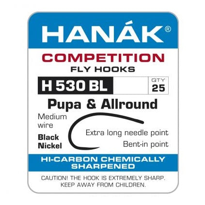 Hanak H 530 BL Pupa & Allround Fly Hook