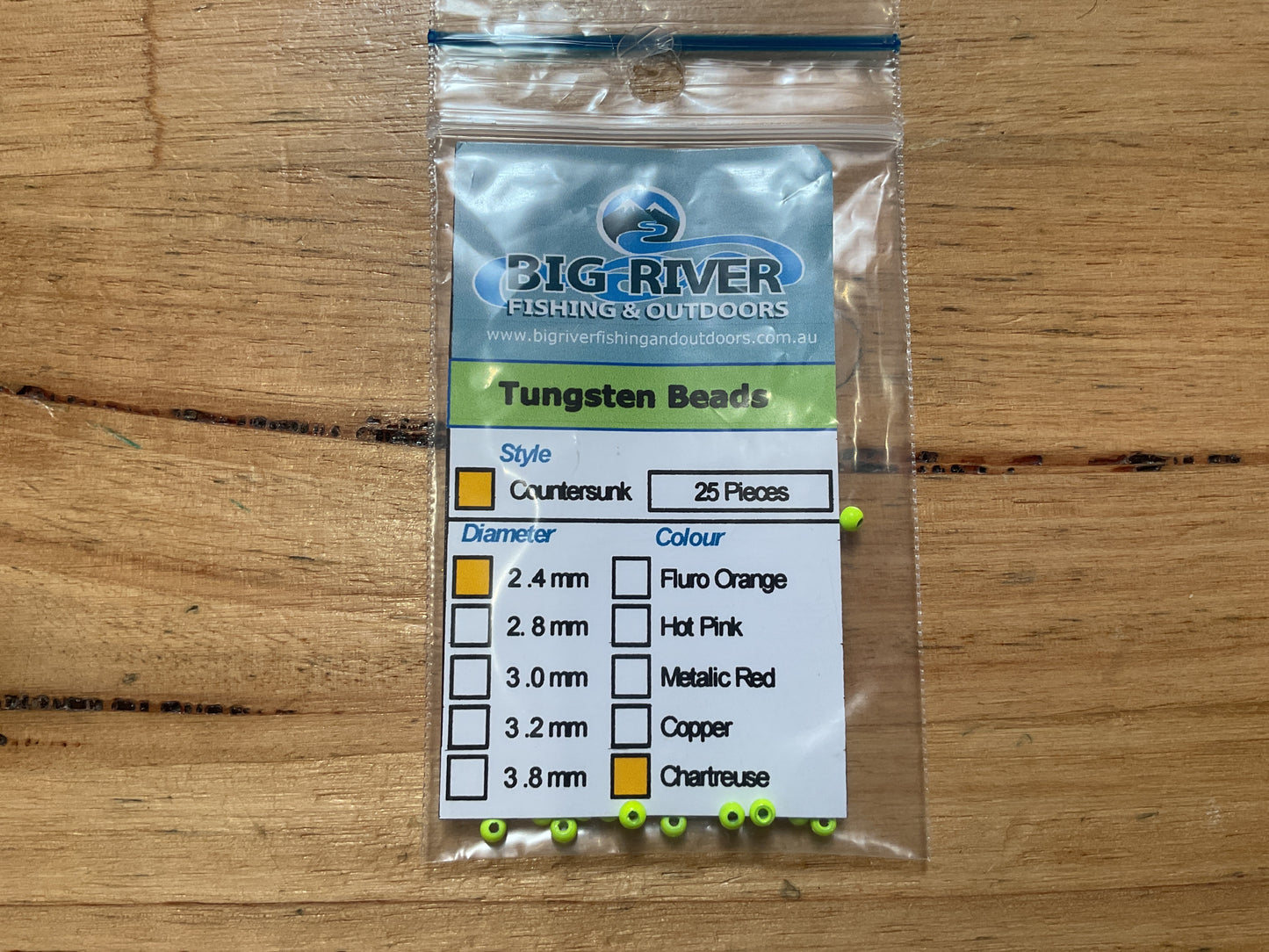 Big River Tungsten Beads