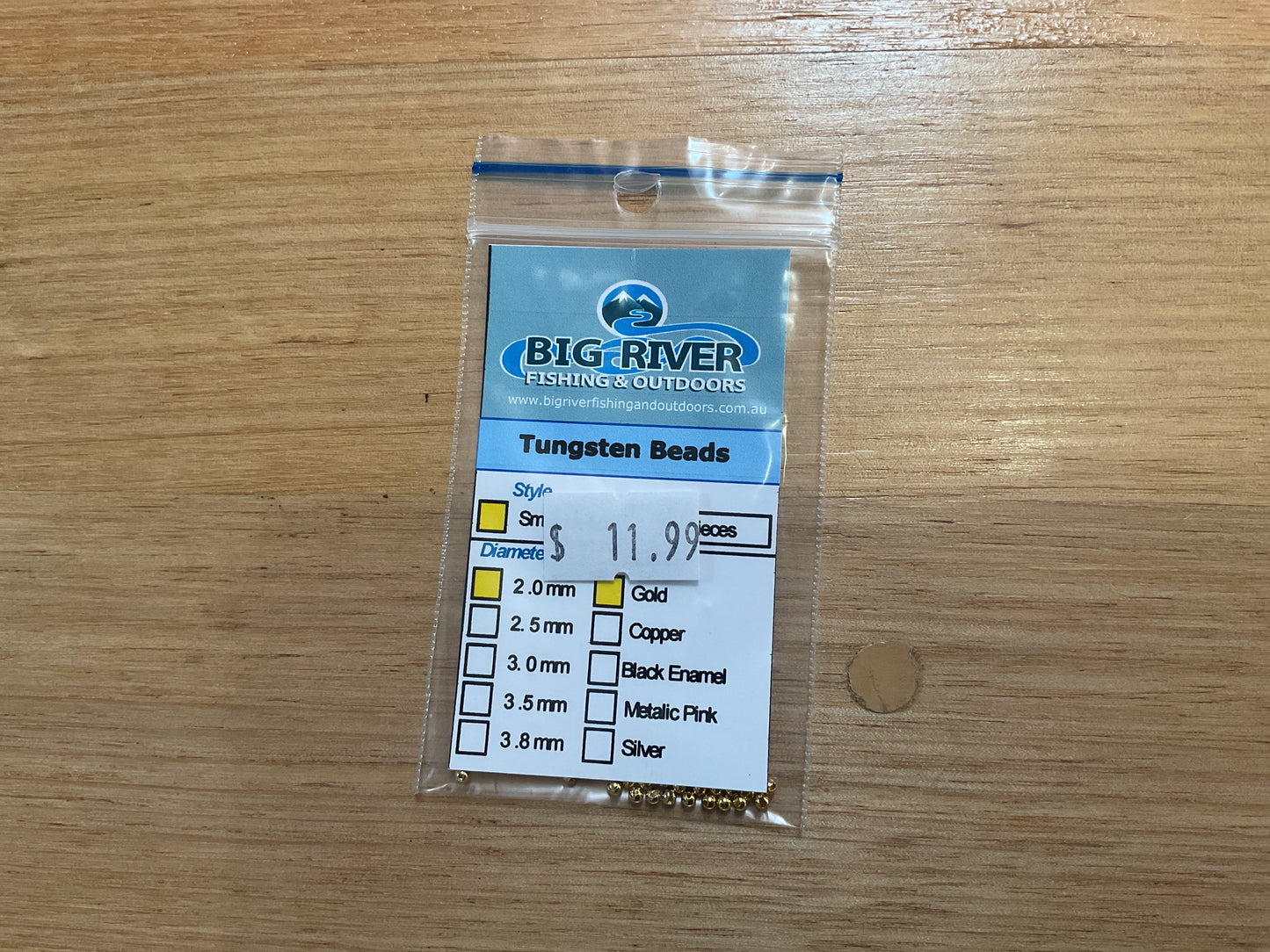 Big River Tungsten Beads