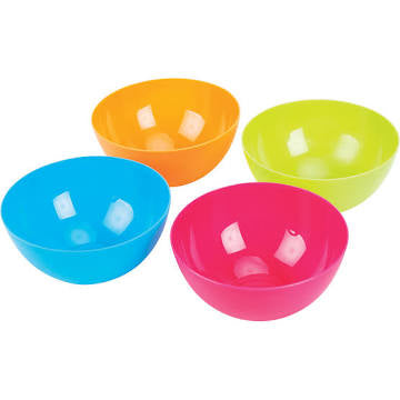 Spice Kitchen 4PK Plastic Bowls