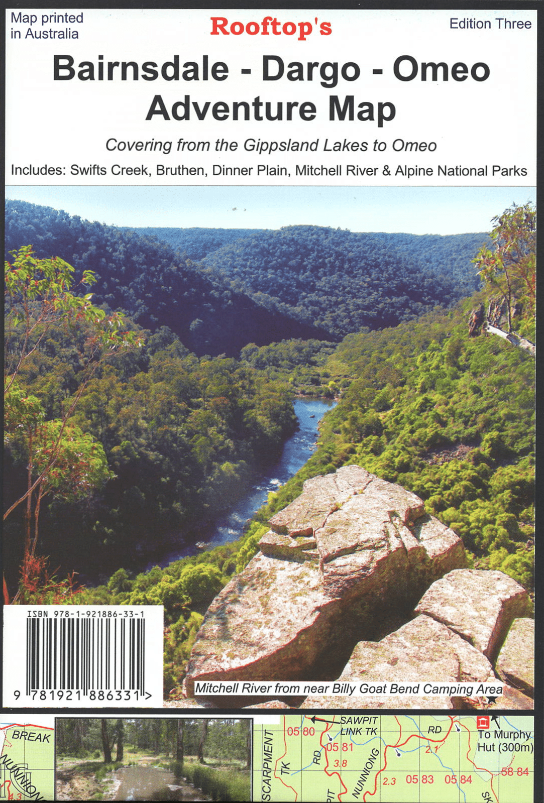 Bairnsdale- Dargo- Omeo Adventure Map