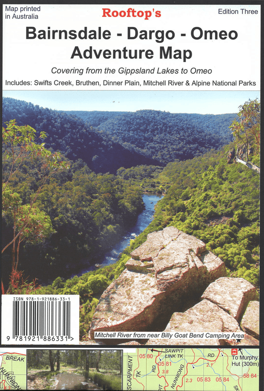 Bairnsdale- Dargo- Omeo Adventure Map