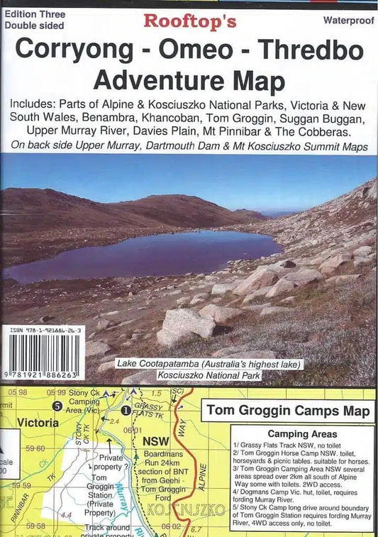 Corryong- Omeo- Thredbo Adventure Map