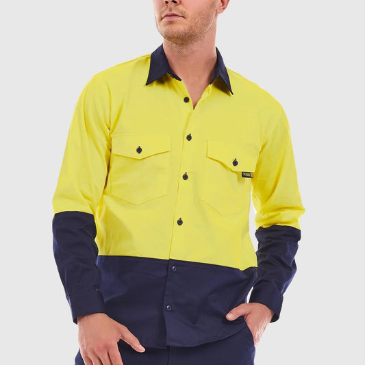 Tradie Flex HI-VIS LS Shirt