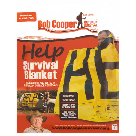 Bob Cooper HELP Survival Blanket