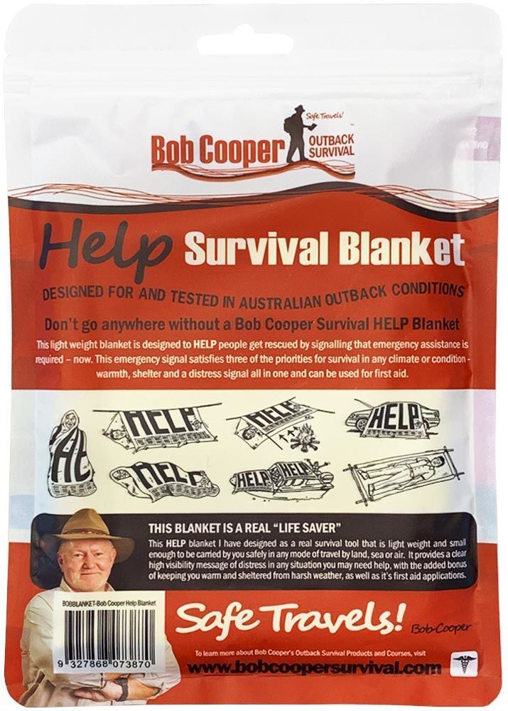 Bob Cooper HELP Survival Blanket
