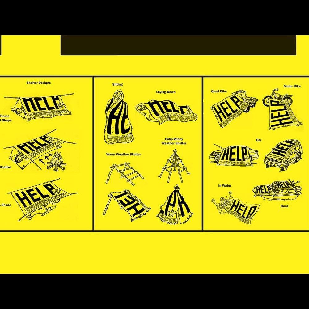 Bob Cooper HELP Survival Blanket
