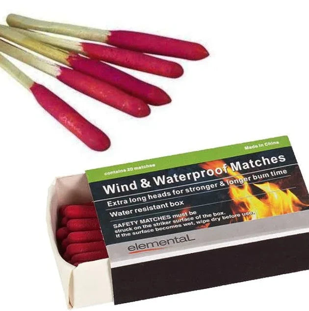 Elemental Wind & Waterproof Matches (2 Pack)
