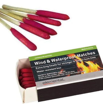 Elemental Wind & Waterproof Matches (2 Pack)