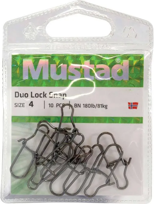Mustad Dou Lock Snap (10 pcs)
