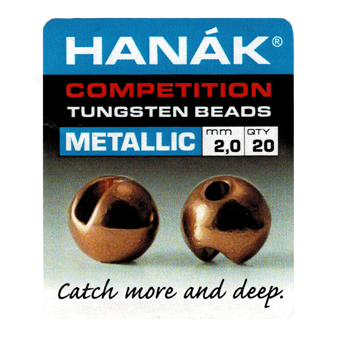 Hanak Tungsten Beads Metallic