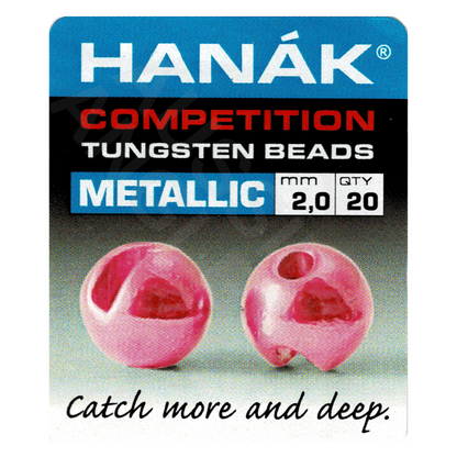 Hanak Tungsten Beads Metallic