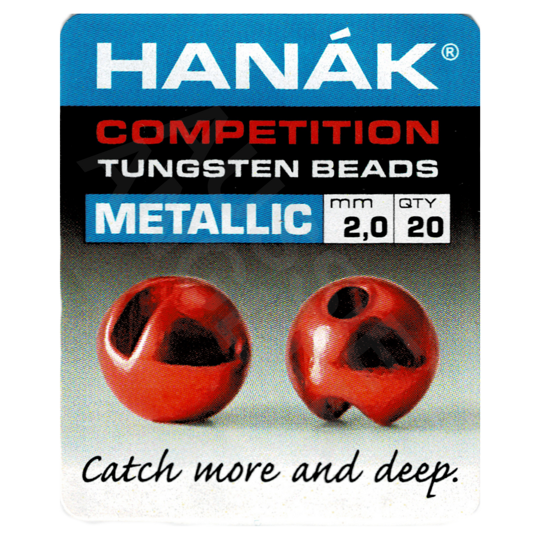 Hanak Tungsten Beads Metallic