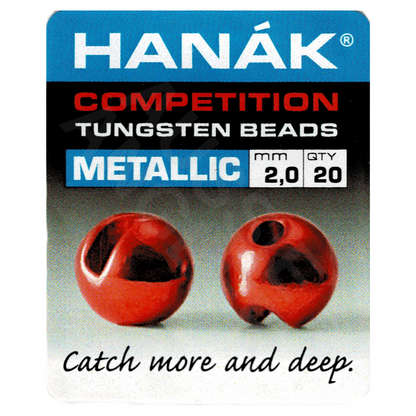 Hanak Tungsten Beads Metallic