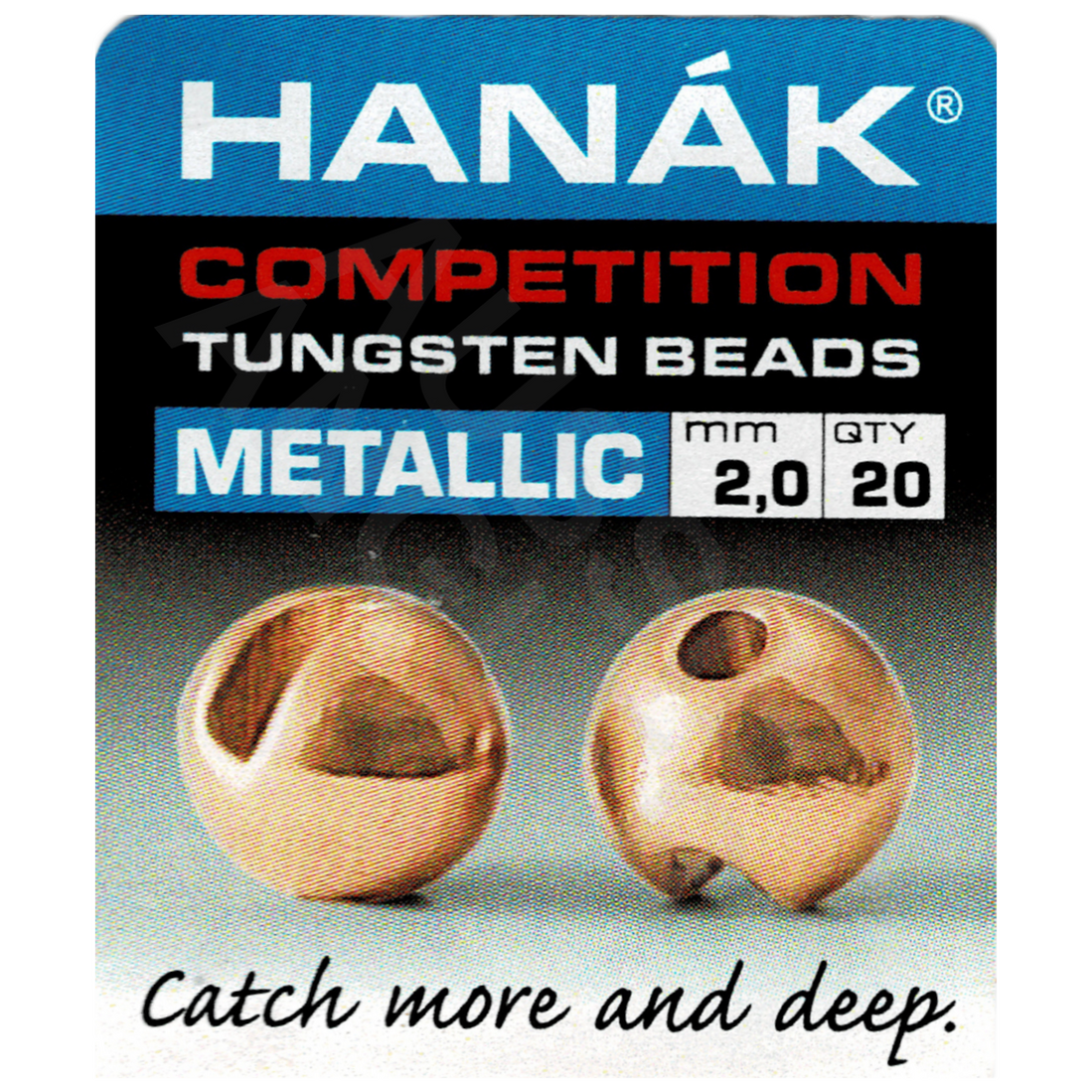 Hanak Tungsten Beads Metallic