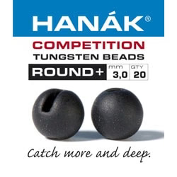 Hanak Tungsten Beads Round+