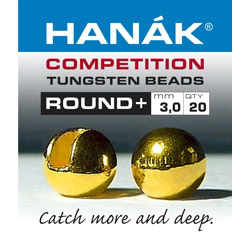 Hanak Tungsten Beads Round+
