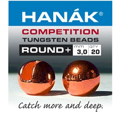 Hanak Tungsten Beads Round+