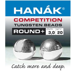 Hanak Tungsten Beads Round+