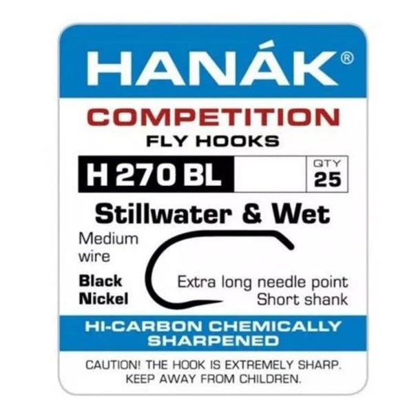 Hanak H 270 BL Stillwater and Wet Fly Hook